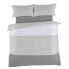 Фото #1 товара Комплект чехлов для одеяла Alexandra House Living Белый Серый 180 кровать 4 Предметы