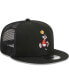 ფოტო #3 პროდუქტის Men's Black Looney Tunes Sylvester Trucker 9FIFTY Snapback Hat