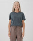 Фото #1 товара Women's Featherweight Slub Over d Tee