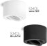 Фото #16 товара SMOL Extra flat Surface Mounted Spotlight Without Bulb Swivels in Black and White