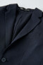 Textured suit blazer