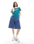 Tommy Jeans regular varsity t-shirt in teal синевато-зеленый, XL - EU 42 - фото #2