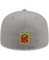 Фото #4 товара Men's Gray Pittsburgh Steelers Color Pack 59FIFTY Fitted Hat
