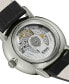 Men's Swiss Automatic DiaMaster Thinline Black Leather Strap Watch 41mm