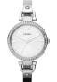 Фото #2 товара Fossil Women's ES3225 Georgia Glitz Silver-Tone Stainless Steel Watch with St...