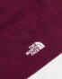 The North Face Norm beanie in burgundy