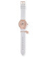 Фото #3 товара Часы и аксессуары ACCUTIME Женские наручные часы Disney 100th Anniversary белый кожаный ремешок 32 мм