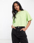 Фото #2 товара Barbour International Galica boxy tee in lime