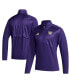Фото #1 товара Men's Purple Washington Huskies Sideline AEROREADY Raglan Sleeve Quarter-Zip Jacket