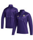 Ветровка кварт-зип Adidas Washington Huskies реглан фиолетовый для мужчин Фиолетовый, S - фото #1