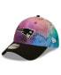 Фото #4 товара Men's Pink, Black New England Patriots 2022 NFL Crucial Catch 39THIRTY Flex Hat