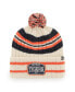 Фото #1 товара Men's Natural Detroit Tigers Home Patch Cuffed Knit Hat with Pom