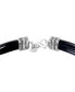 ფოტო #3 პროდუქტის EFFY® Men's Leather Multi-Cord Statement Bracelet in Sterling Silver