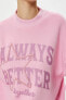 Kadın Pembe Sweatshirt