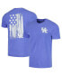 Фото #1 товара Men's Royal Kentucky Wildcats Baseball Flag Comfort Colors T-shirt