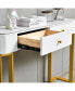 Фото #2 товара 47.2" Modern Console Table With Storing Space, Exquisite Shape Design