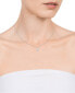 Фото #2 товара Gentle silver bow tie necklace Populars 5092C000-30