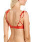 Lovers & Friends Beach Bound Triangle Bikini Top Women's Red Xxs