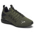 Фото #2 товара Puma Axelion Refresh Wide Running Mens Green Sneakers Athletic Shoes 37893512
