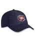 Фото #3 товара Men's Navy Montreal Canadiens Authentic Pro Rink Flex Hat