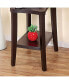 Chairside Table Red Cocoa