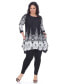 ფოტო #2 პროდუქტის Plus Size Dulce Tunic Top