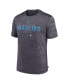 Men's Charcoal Miami Marlins Authentic Collection Velocity Performance Practice T-shirt