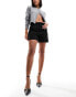 Фото #1 товара Pimkie high waisted tailored shorts in black