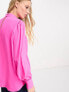 Фото #4 товара River Island twist neck blouse in pink