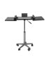 Фото #12 товара Folding Table Laptop Cart, Graphite