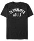 Men's Designated Adult Short Sleeve Crew T-shirt