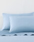 Фото #1 товара Solid Cotton Percale 4 Piece Sheet Set, Full