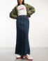 Фото #2 товара Cotton:On fit flare denim maxi skirt in indigo