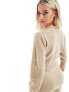 Фото #3 товара Mamalicious Maternity knitted cardigan co-ord in cream