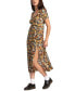 ფოტო #5 პროდუქტის Juniors' Ortwein Floral Empire-Waist Midi Dress