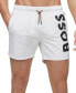 Фото #1 товара Men's Quick-Drying Large Contrast Logo Swim Shorts
