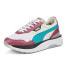 Фото #2 товара Puma Cruise Rider Flair Lace Up Womens White Sneakers Casual Shoes 38165412