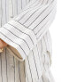 Фото #5 товара Nobody's Child Tamar boxy shirt co-ord in cream pinstripe