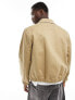 River Island harrington jacket in medium stone