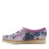 Фото #9 товара Clarks Wallabee 26169917 Womens Pink Suede Oxfords & Lace Ups Casual Shoes