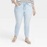 Фото #1 товара Women's Mid-Rise Skinny Jeans - Ava & Viv Light Wash 26