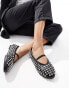 Фото #2 товара Public Desire Mina studded ballet flat in black