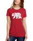 Фото #1 товара Women's Premium Blend Word Art Explore T-Shirt