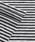 Sketchy Stripe Cotton Percale 3 Piece Sheet Set, Twin