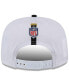 Фото #2 товара Men's White/Black Pittsburgh Steelers 2024 NFL Training Camp Golfer Snapback Hat