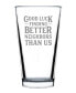 Фото #1 товара Good Luck Finding Better Neighbors than us Neighbors Moving Gifts Pint Glass, 16 oz