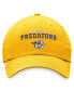 ფოტო #3 პროდუქტის Branded Women's Gold Nashville Predators Fundamental Two-Hit Adjustable Hat