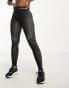 Hummel – Nahtlose, formende Leggings in Schwarz