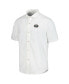 Men's White Georgia Bulldogs Coconut Point Palm Vista IslandZone Camp Button-Up Shirt