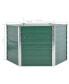 Фото #3 товара Garden Raised Bed Galvanized Steel 50.8"x50.8"x30.3" Green